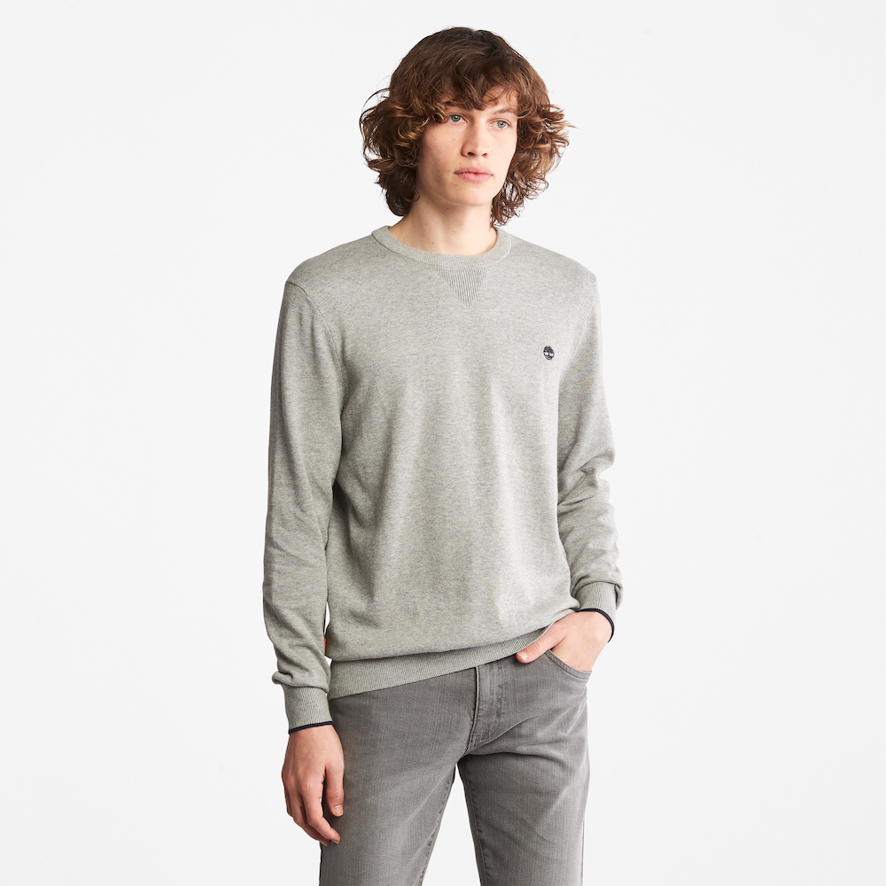 TIMBERLAND WILLIAMS RIVER CREWNECK JUMPER FOR MEN IN GREY