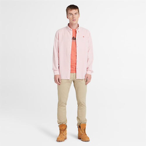 TIMBERLAND STRETCH SLIM-FIT TWILL CHINO FOR MEN IN BEIGE
