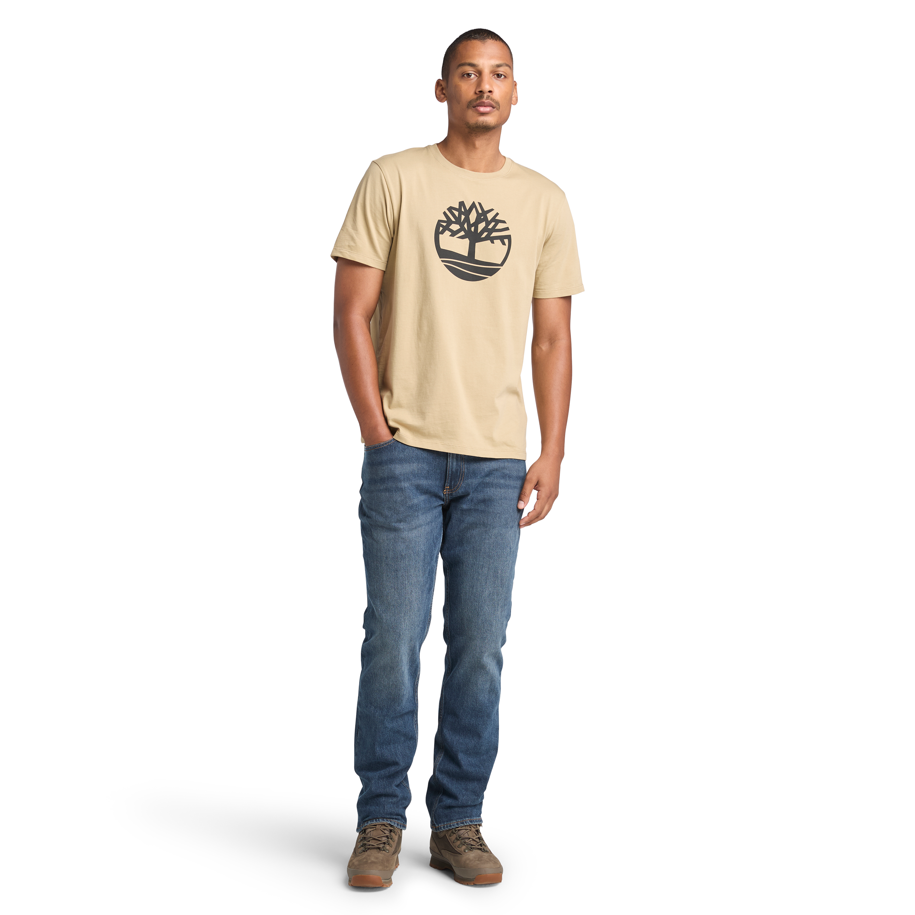 Kennebec River Tree Logo Short Sleeve T-Shirt For Men