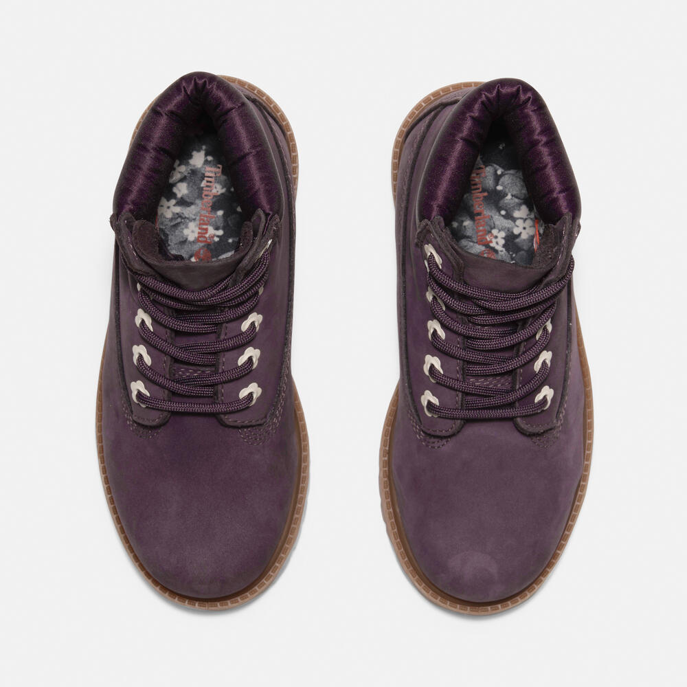 Timberland Premium 6 Inch Lace Up Waterproof Boot For Youth