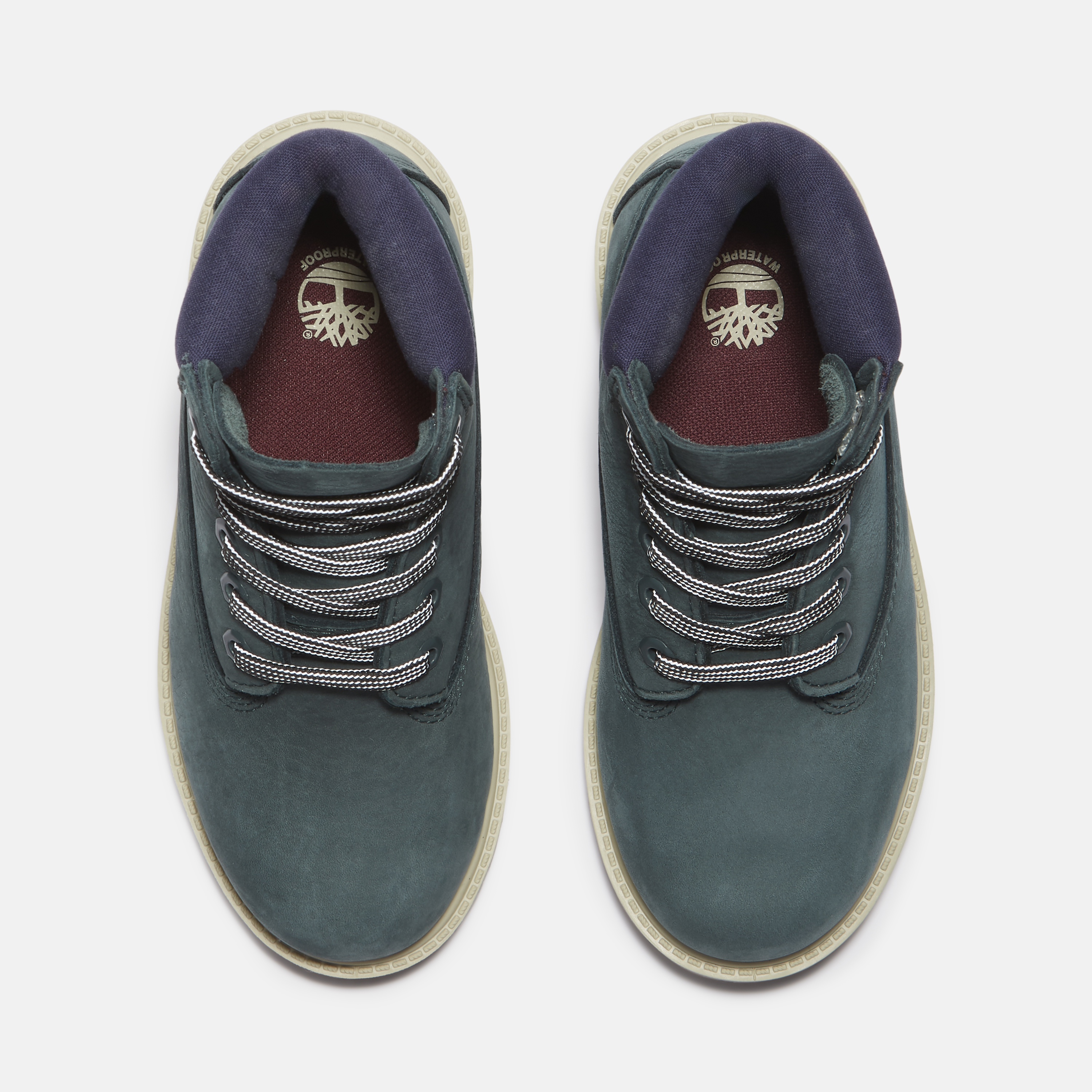 Timberland Premium 6 Inch Lace Up Waterproof Boot For Youth