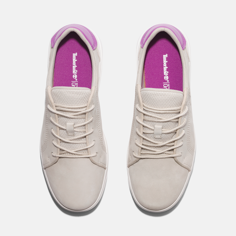 TIMBERLAND SENECA BAY ZIP LEATHER CHUKKA FOR JUNIOR IN WHITE