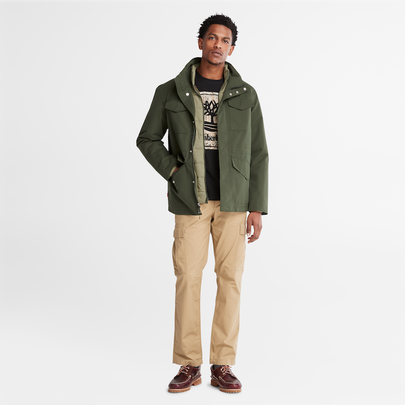 TIMBERLAND CORE TWILL CARGO PANTS FOR MEN IN BEIGE