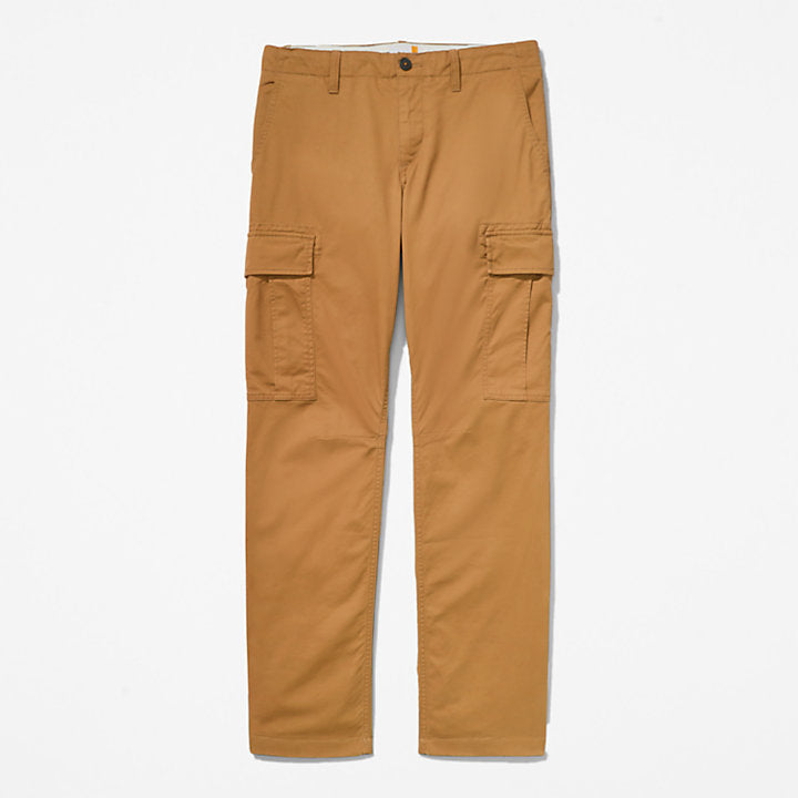 TIMBERLAND CORE TWILL CARGO PANTS FOR MEN IN WHEAT