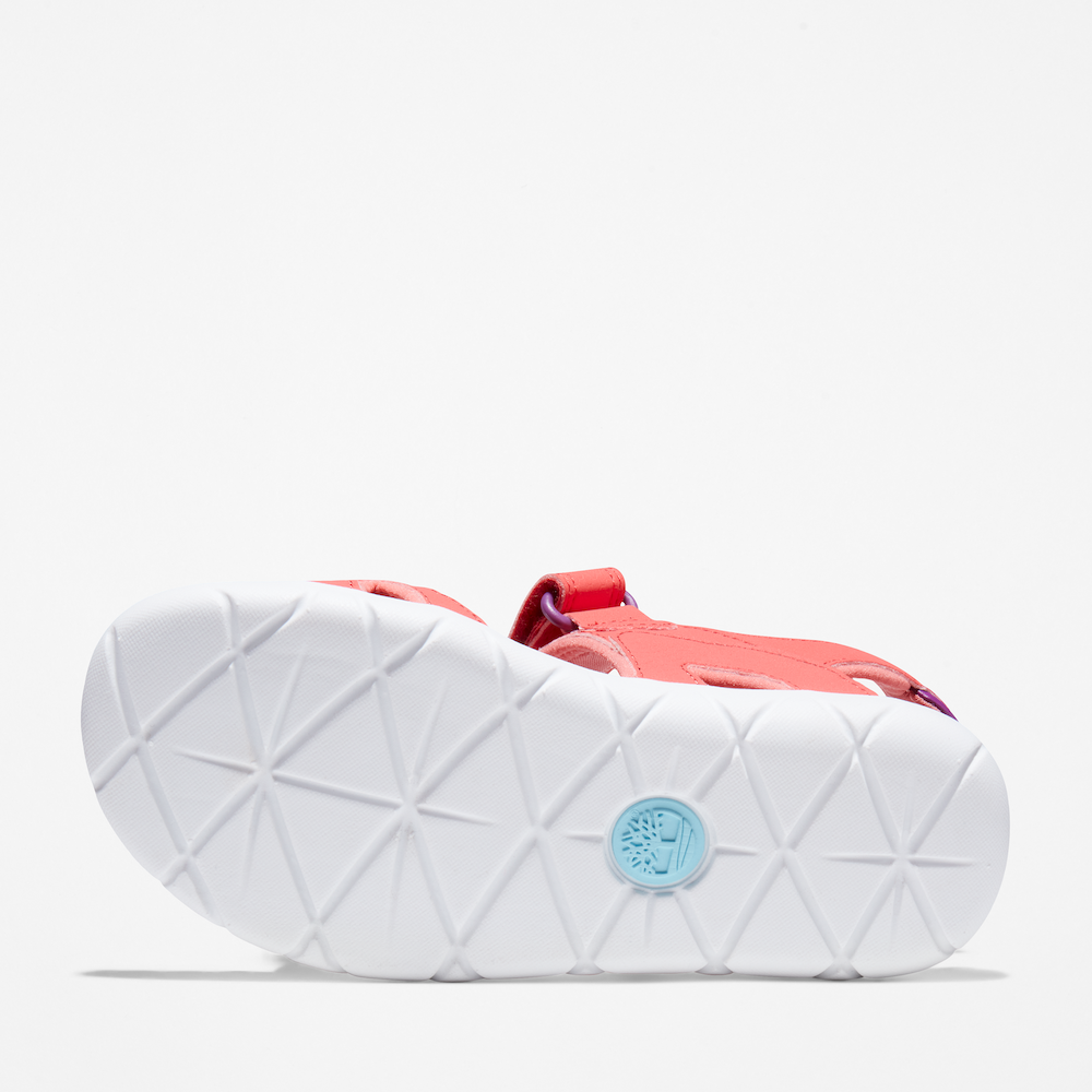 TIMBERLAND PERKINS ROW 2-STRAP SANDAL FOR YOUTH IN PINK