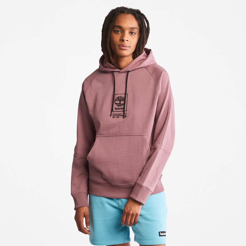 Pink online timberland hoodie
