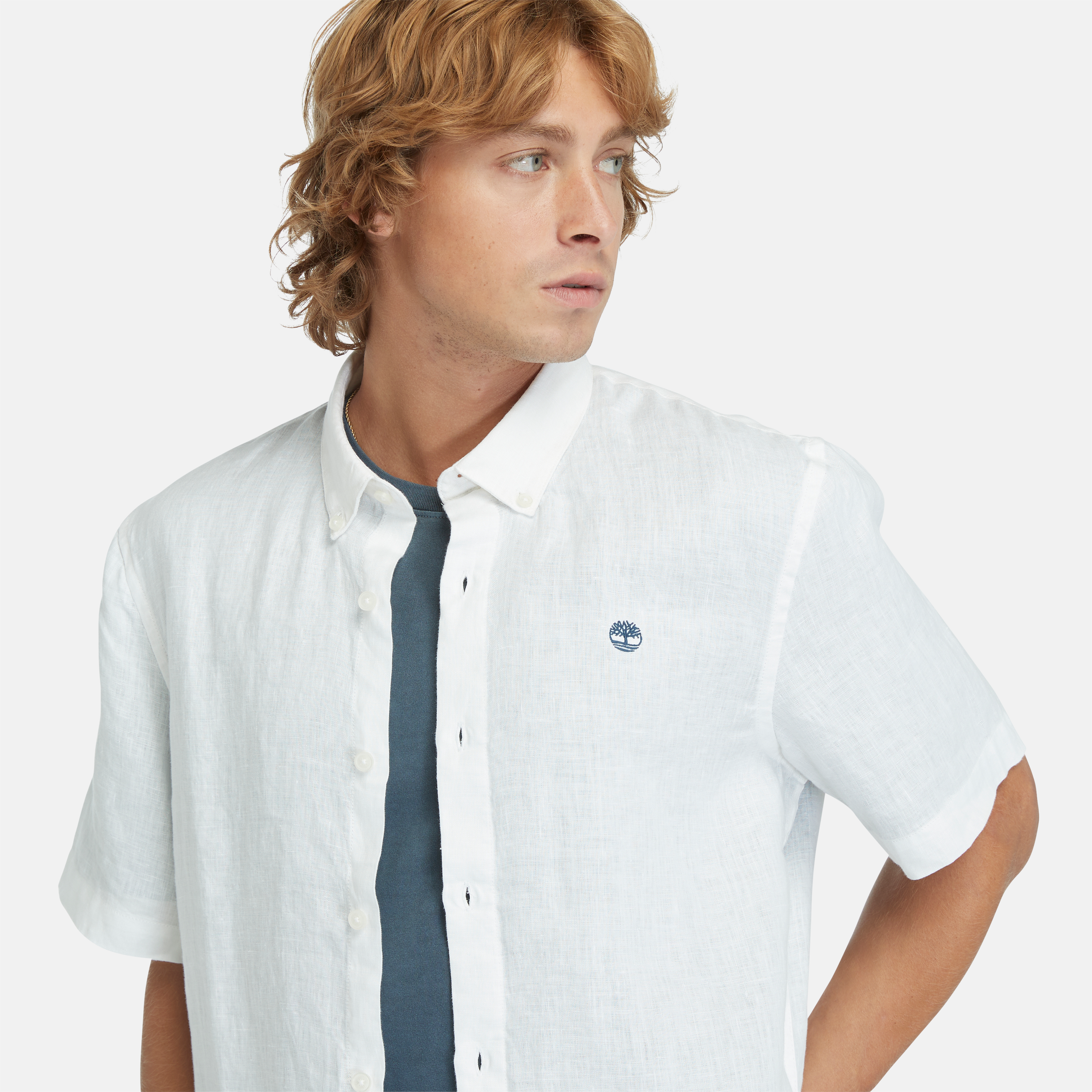 Mill Brook Linen Short Sleeve Shirt For Men