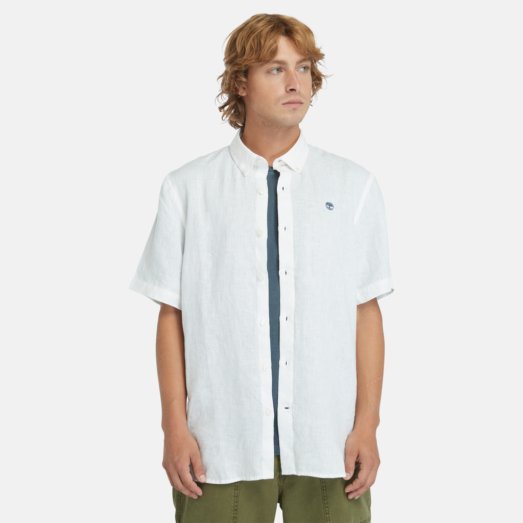 Mill Brook Linen Short Sleeve Shirt For Men