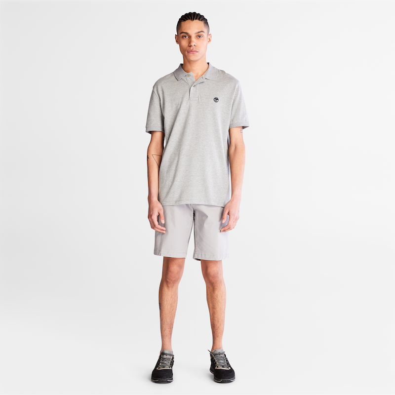 TIMBERLAND SQUAM LAKE STRETCH CHINO SHORTS FOR MEN IN GREY