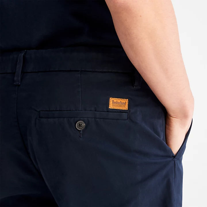 TIMBERLAND STRAIGHT CHINO SHORTS FOR MEN IN NAVY