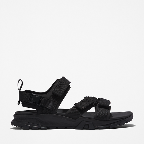Timberland Garrison Trail Webbing Sandal For Men In Jet Black
