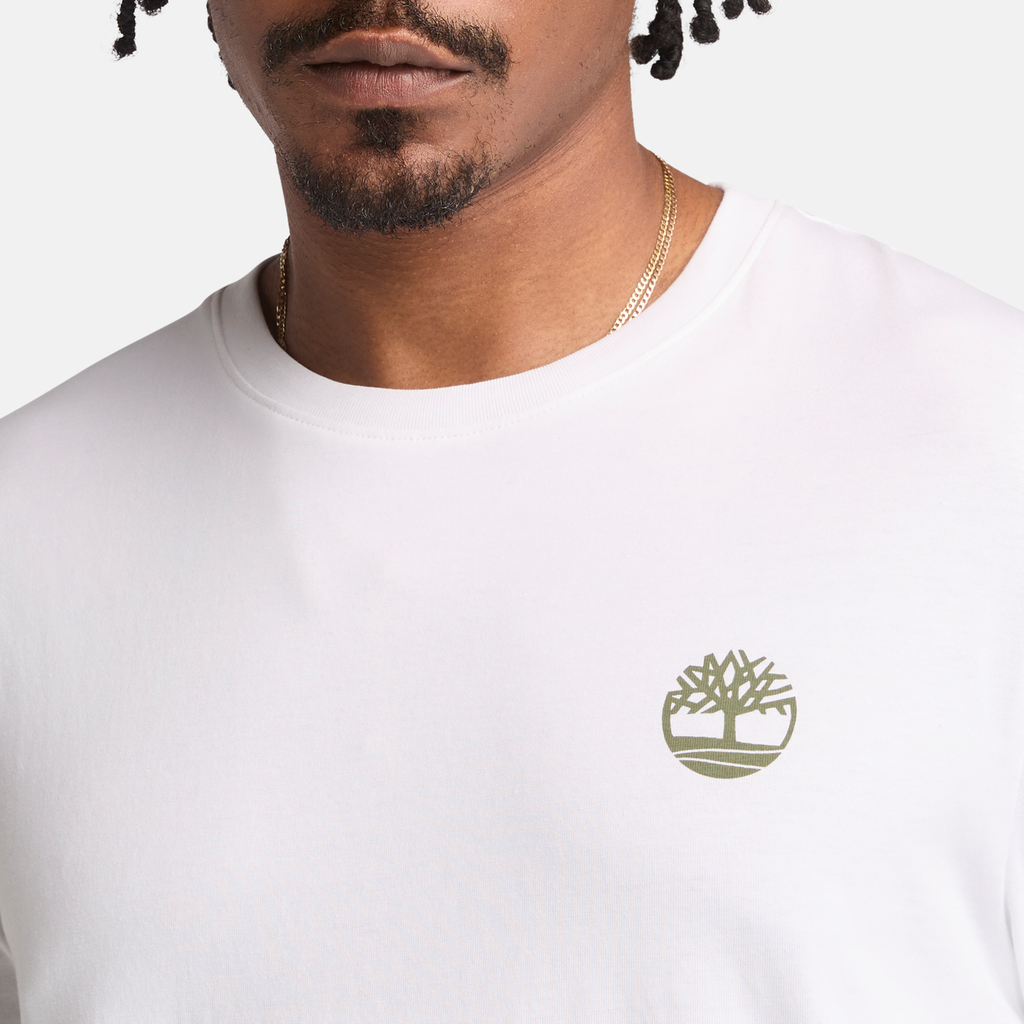 Kennebec River Back Camo Tree Logo Short Sleeve T-Shirt For Men