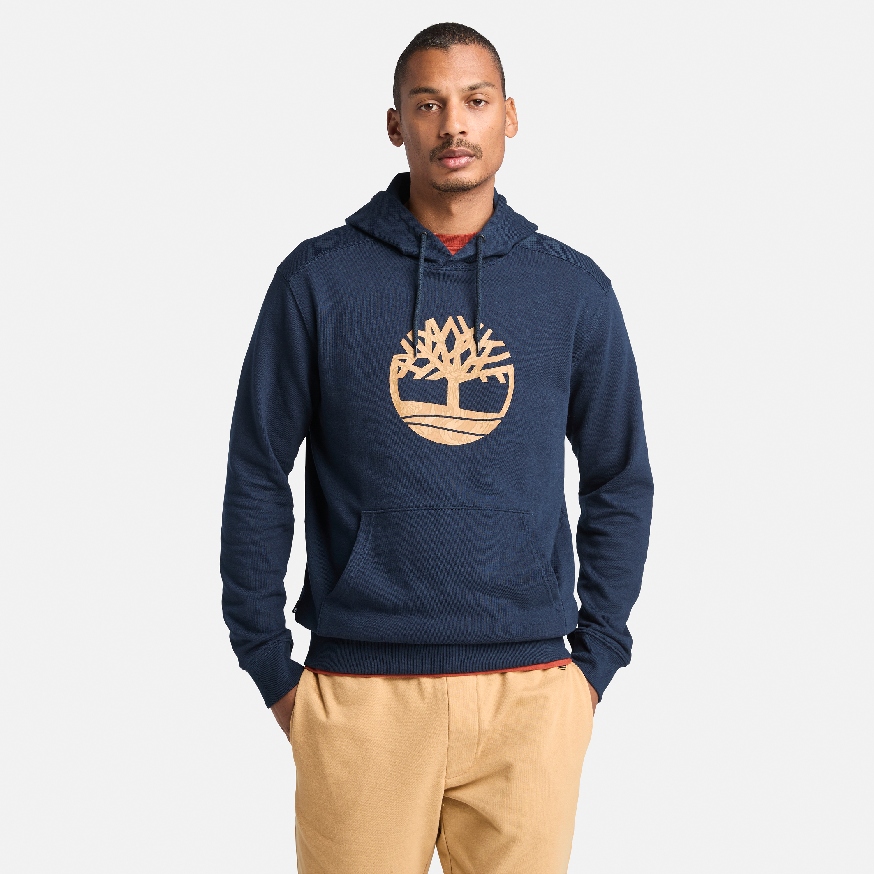 Kennebec River Camo Tree Logo Hoodie For Men