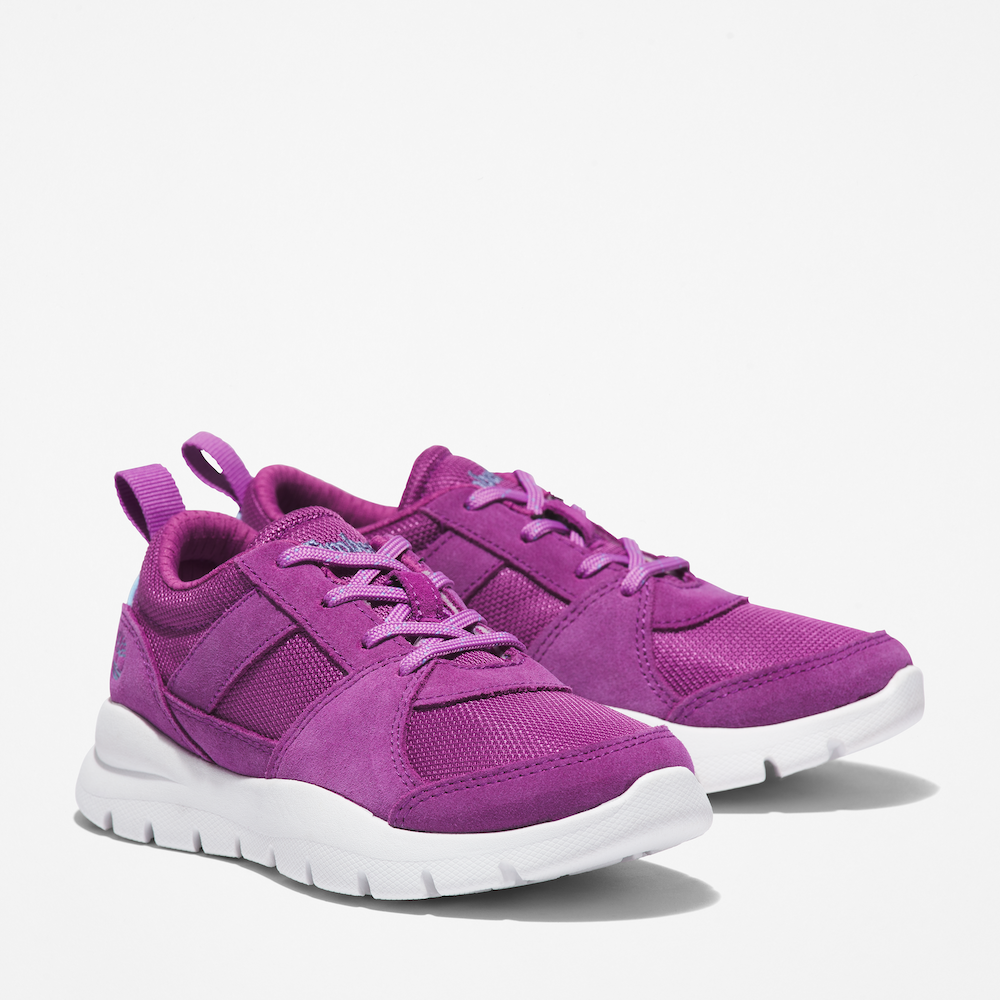 TIMBERLAND BOROUGHS PROJECT OXFORD TRAINER FOR JUNIOR IN PURPLE