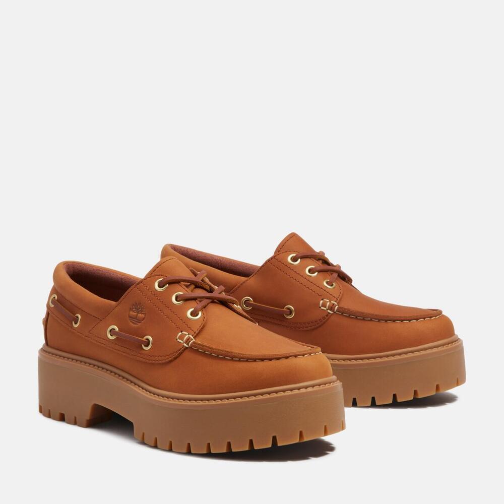 Stone Street Boat Shoe For Women
