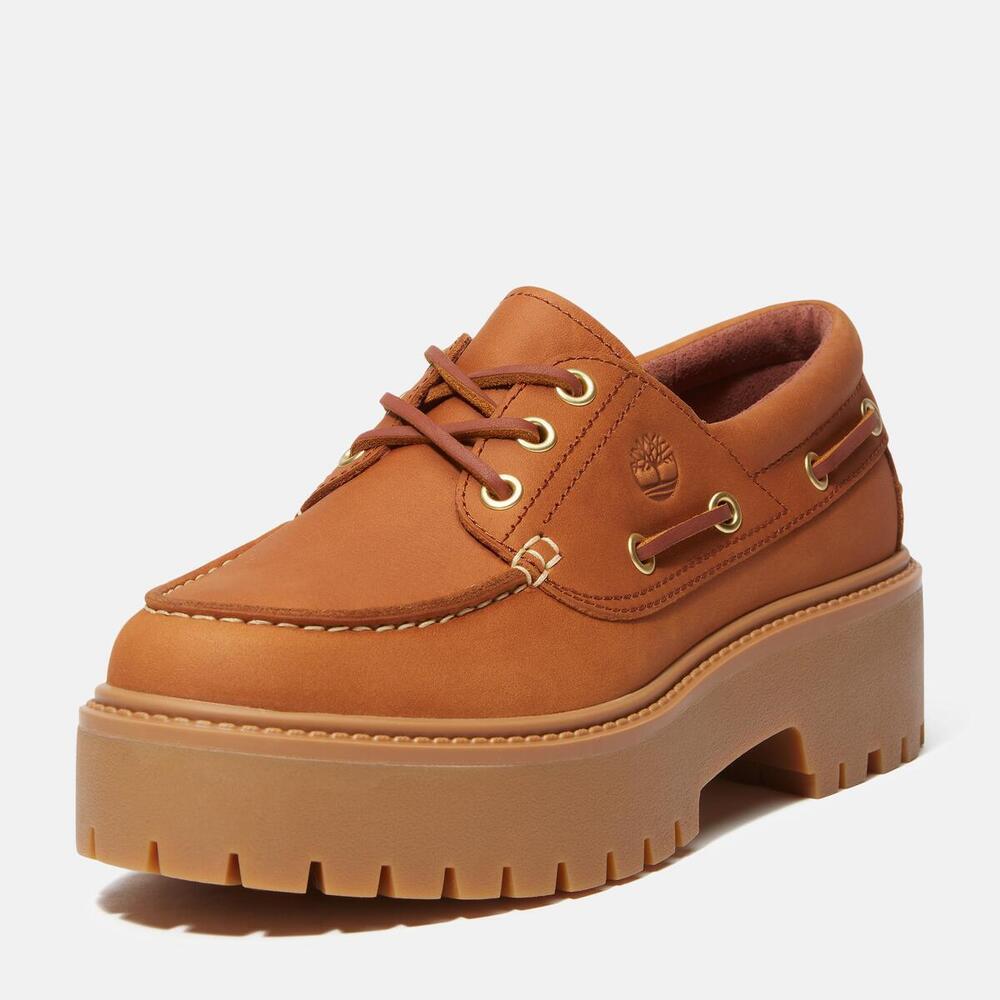Stone Street Boat Shoe For Women