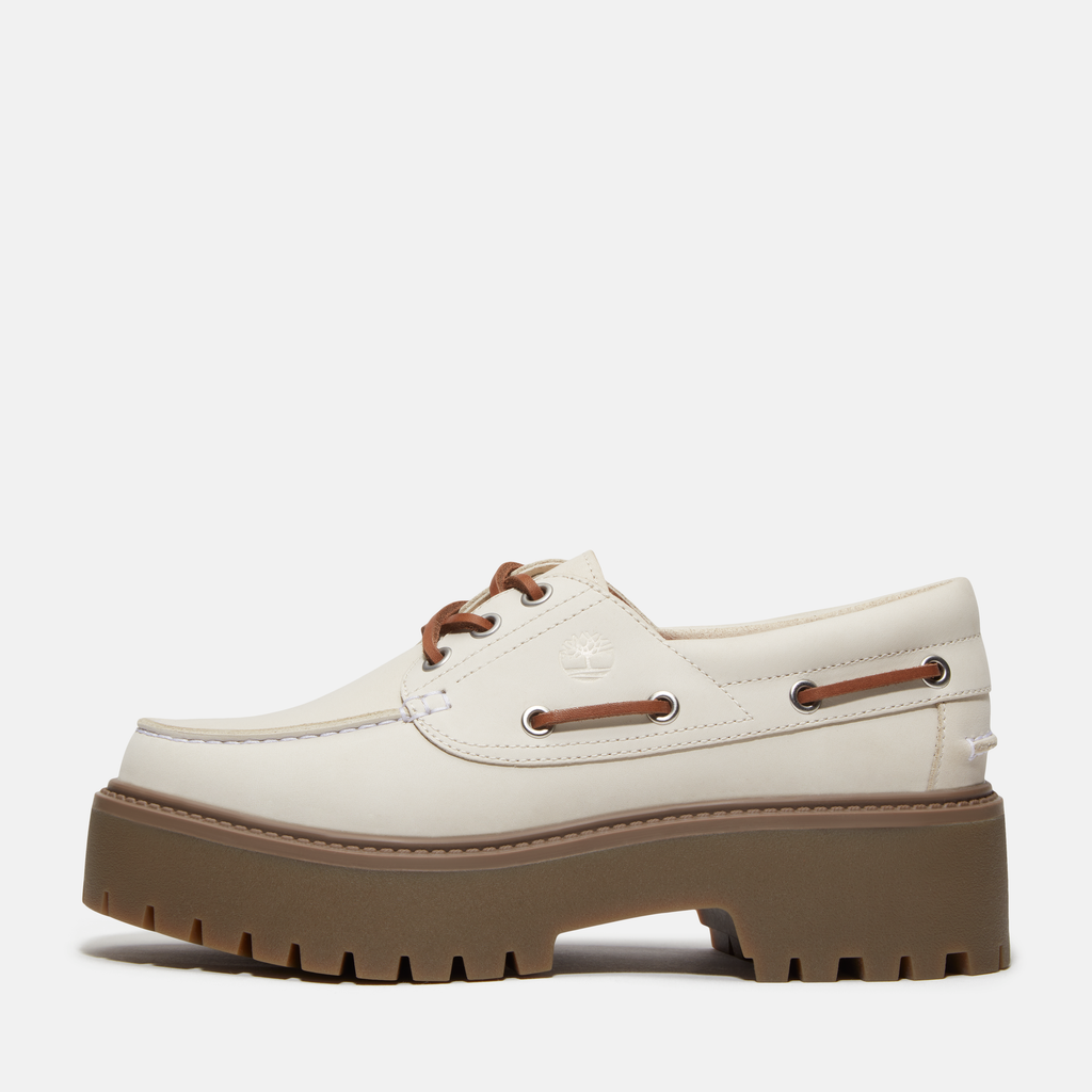 Stone Street Platform Boat Shoe For Women