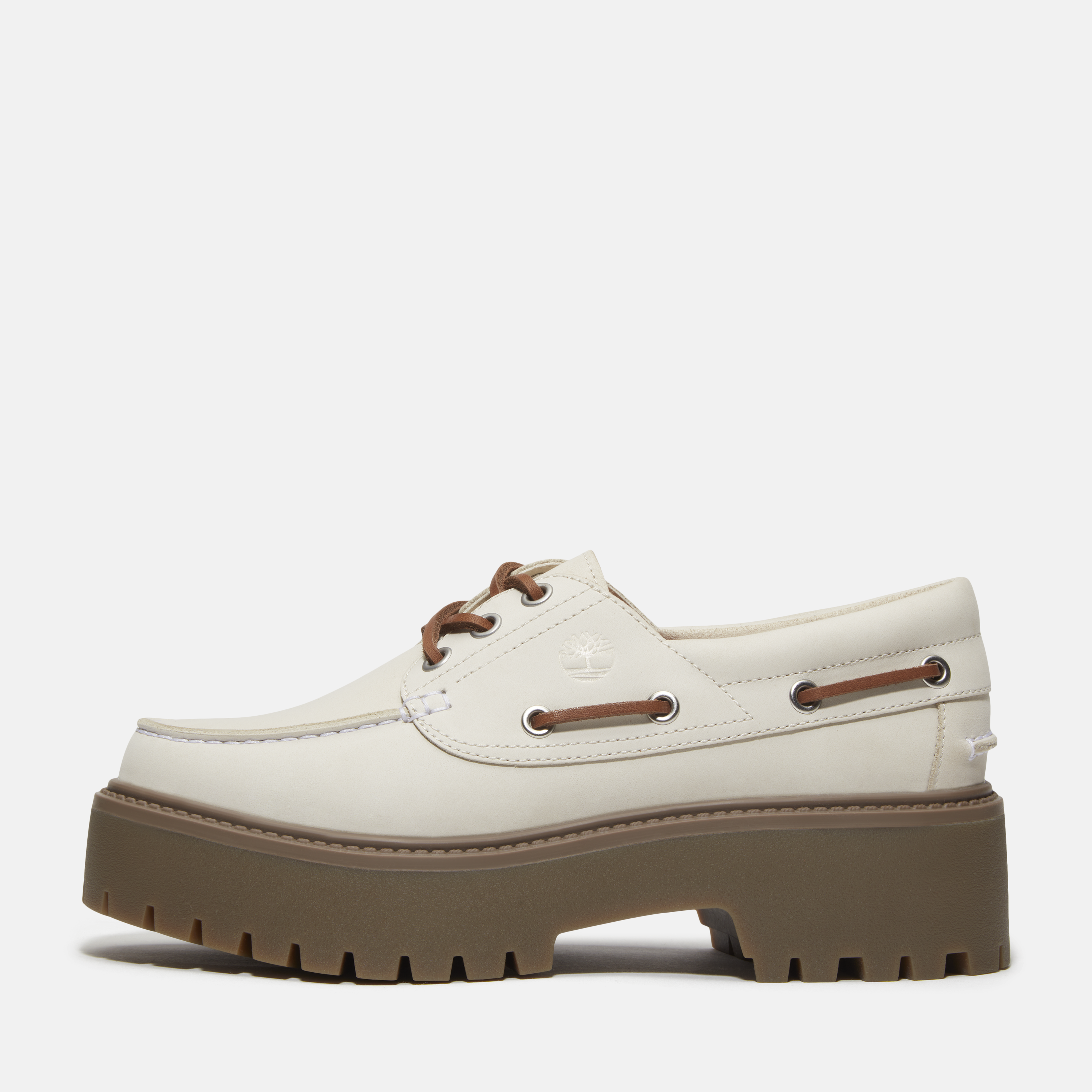 Stone Street Platform Boat Shoe For Women