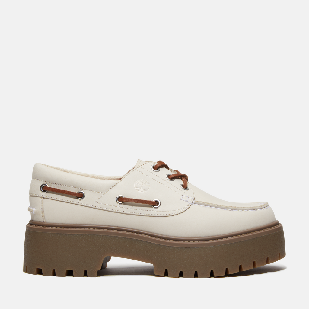 Stone Street Platform Boat Shoe For Women