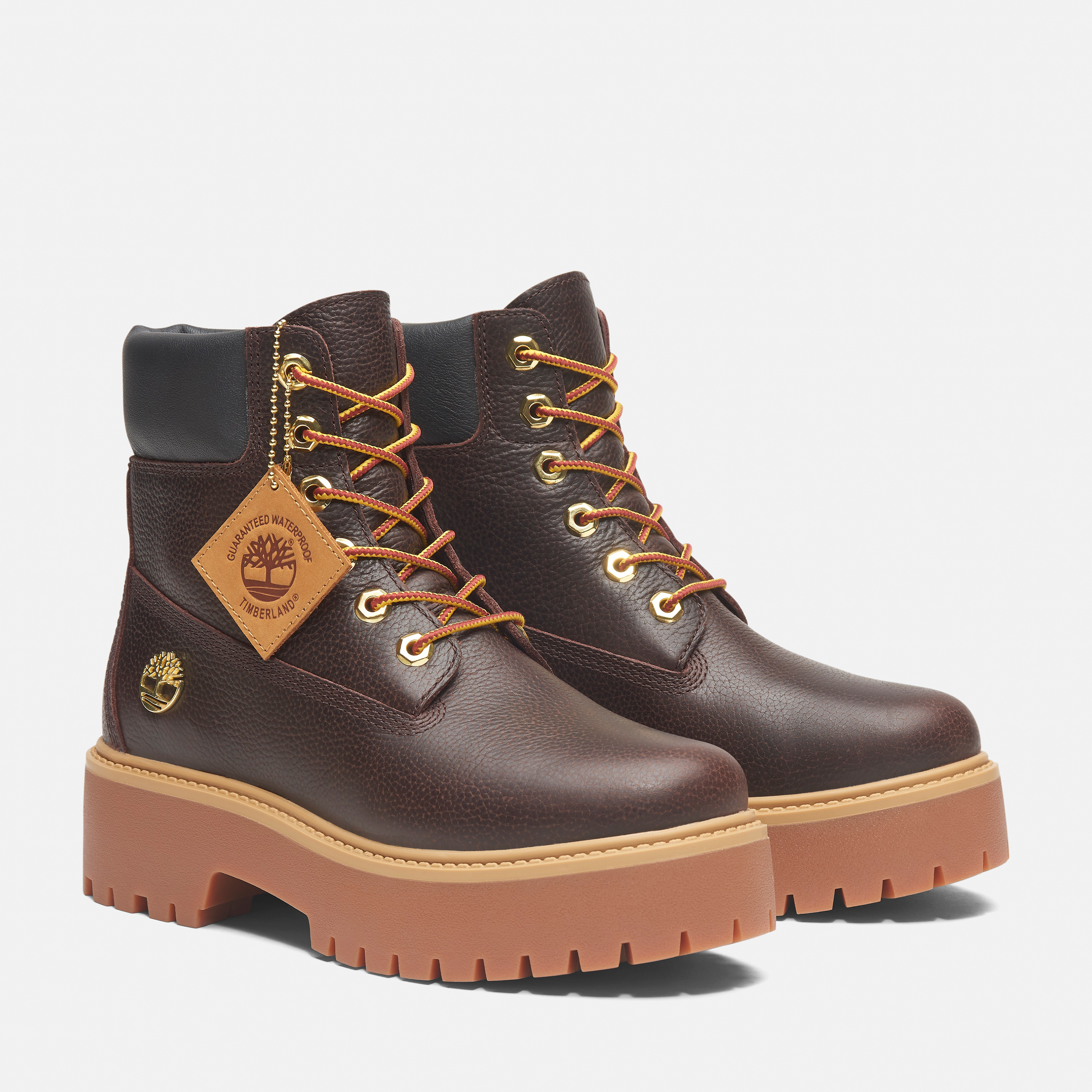 Stone Street Espresso 6-Inch Lace-Up Platform Waterproof Boot For Women