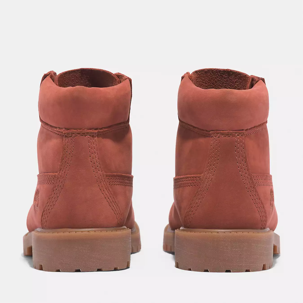 TIMBERLAND PREMIUM 6-INCH WATERPROOF BOOT FOR YOUTH IN DARK RED