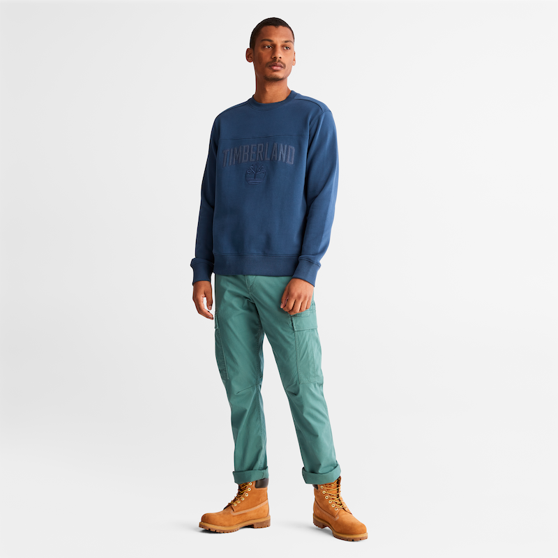 TIMBERLAND OUTDOOR HERITAGE EARTH KEEPER+ SWEATSHIRT FOR MEN IN BLUE