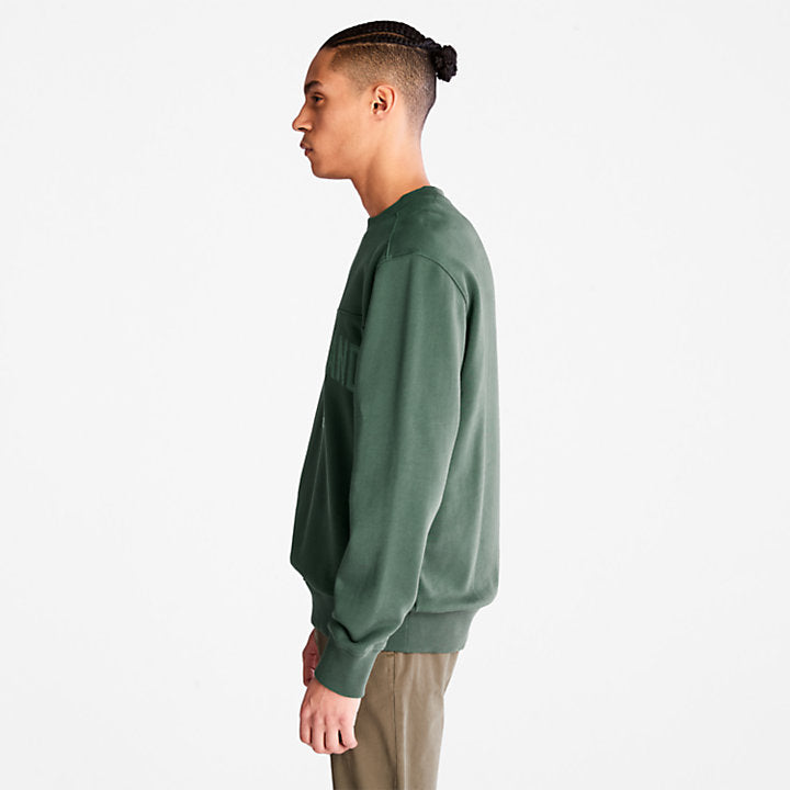 TIMBERLAND OUTDOOR HERITAGE EK+ GRAPHIC SWEATSHIRT FOR MEN IN GREEN