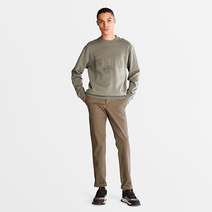 TIMBERLAND OUTDOOR HERITAGE EK+ GRAPHIC SWEATSHIRT FOR MEN IN GREY