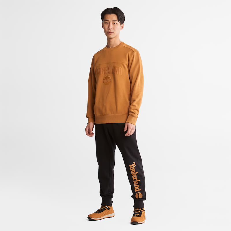 TIMBERLAND EXETER RIVER BASIC SWEATSHIRT FOR MEN IN WHEAT