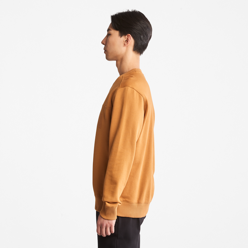 TIMBERLAND EXETER RIVER BASIC SWEATSHIRT FOR MEN IN WHEAT