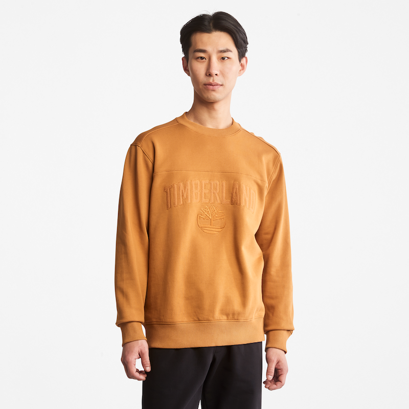 TIMBERLAND EXETER RIVER BASIC SWEATSHIRT FOR MEN IN WHEAT