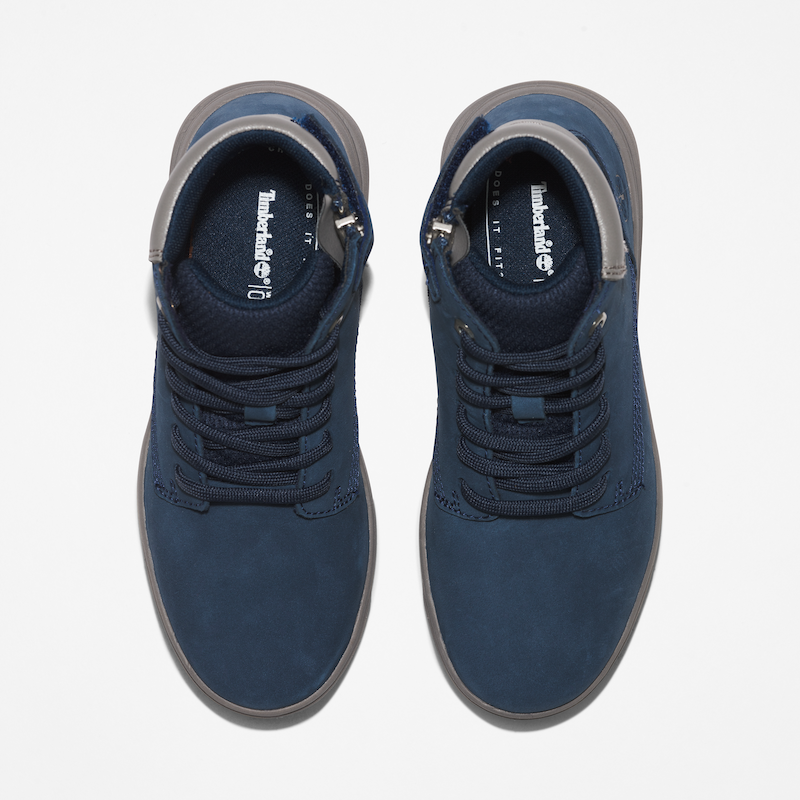 TIMBERLAND SENECA BAY HIGH TOP SNEAKER FOR YOUTH IN NAVY