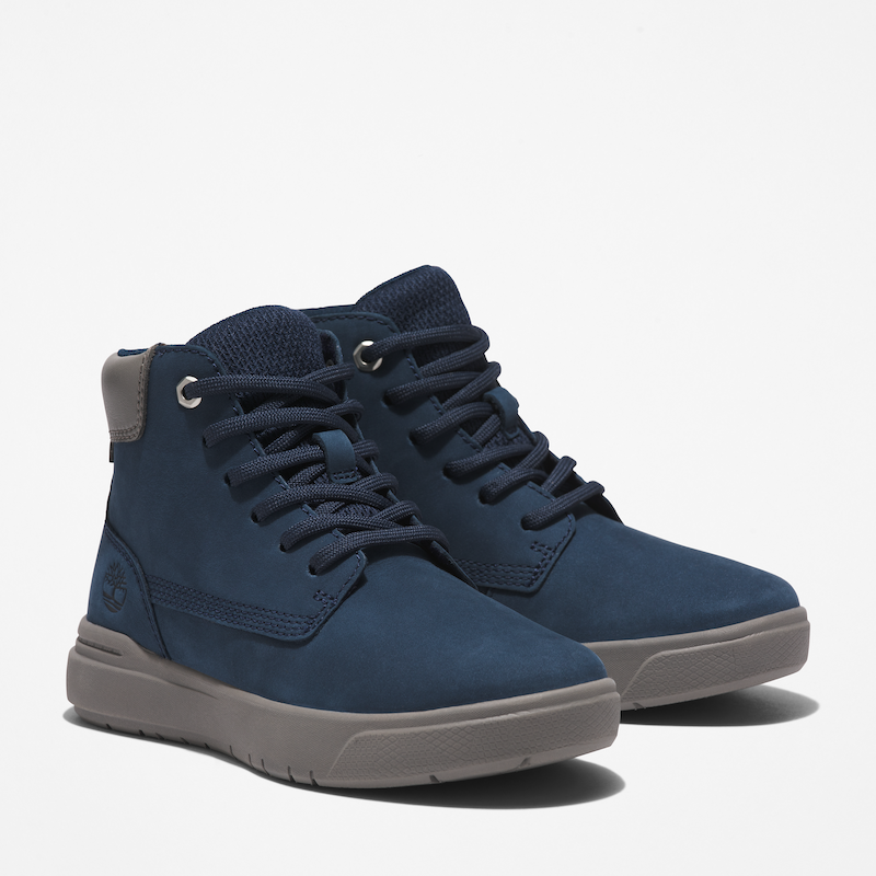 Seneca Bay High Top Sneaker For Youth In Navy – Timberland South