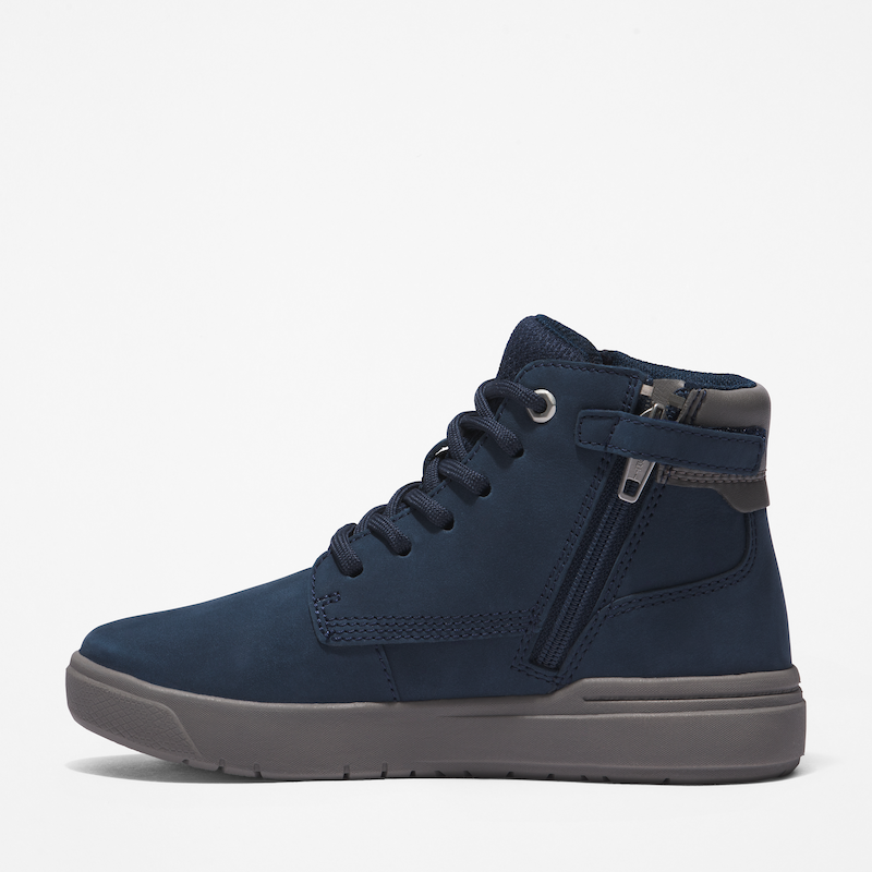 TIMBERLAND SENECA BAY HIGH TOP SNEAKER FOR YOUTH IN NAVY