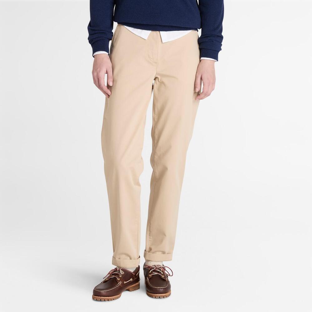 Slim Fit Chino Pants For Women