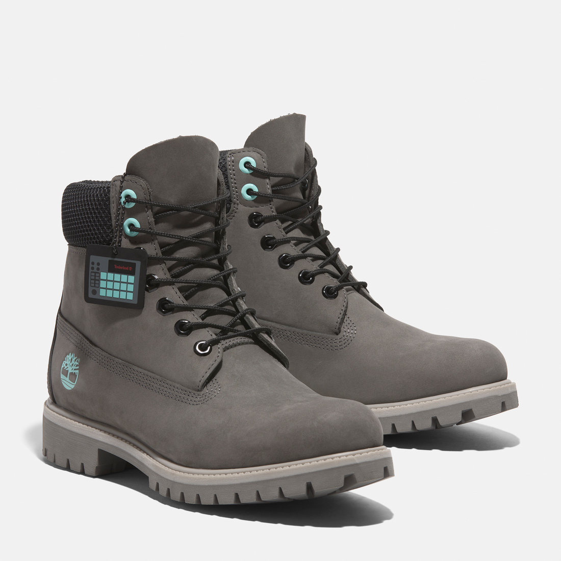 Timberland Premium 6 Inch Lace Up Waterproof Boot for Men 8.5 GREY