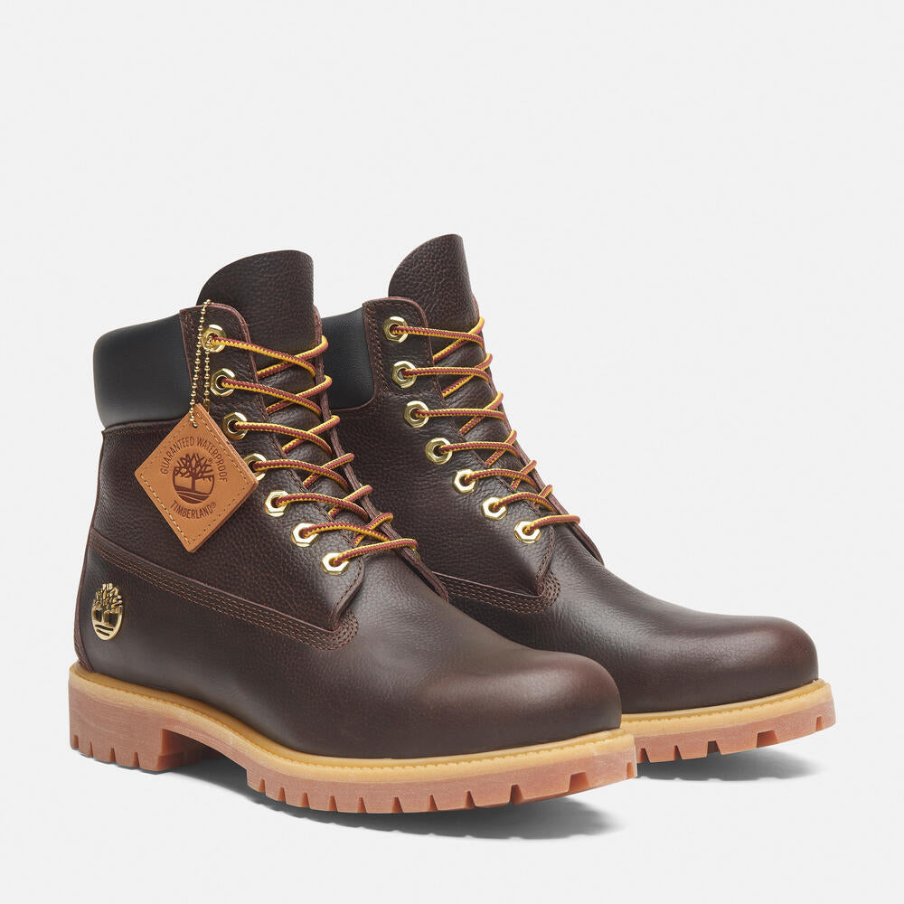 Timberland® Premium Espresso 6-Inch Lace-Up Waterproof Boot for Men