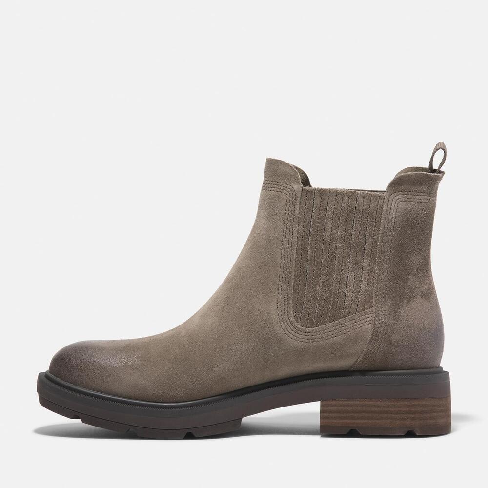 Brimfield Mid Chelsea Suede Boot For Women