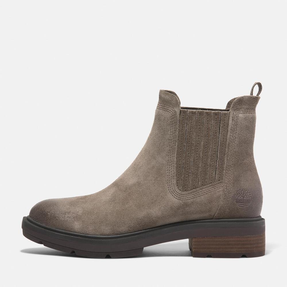 Brimfield Mid Chelsea Suede Boot For Women