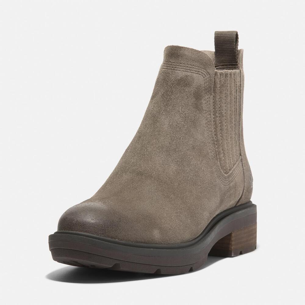 Brimfield Mid Chelsea Suede Boot For Women