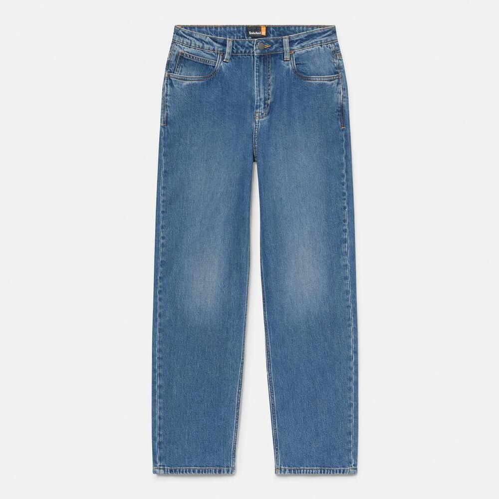 Denim Straight Pants For Women