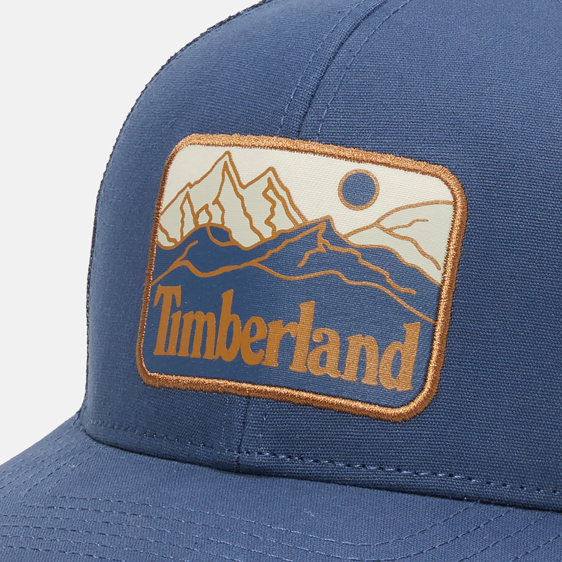 Mountain Line Patch Trucker Cap For Men