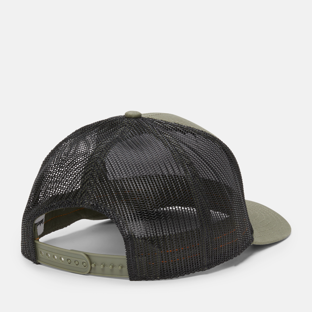 Mountain Line Patch Trucker Cap For Men