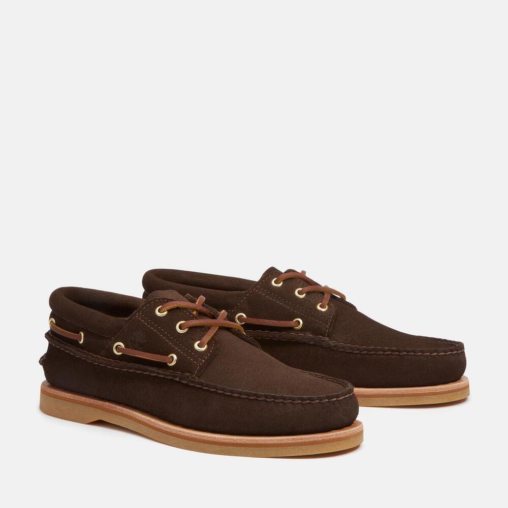 Crafted Suede Boat Shoe For Men