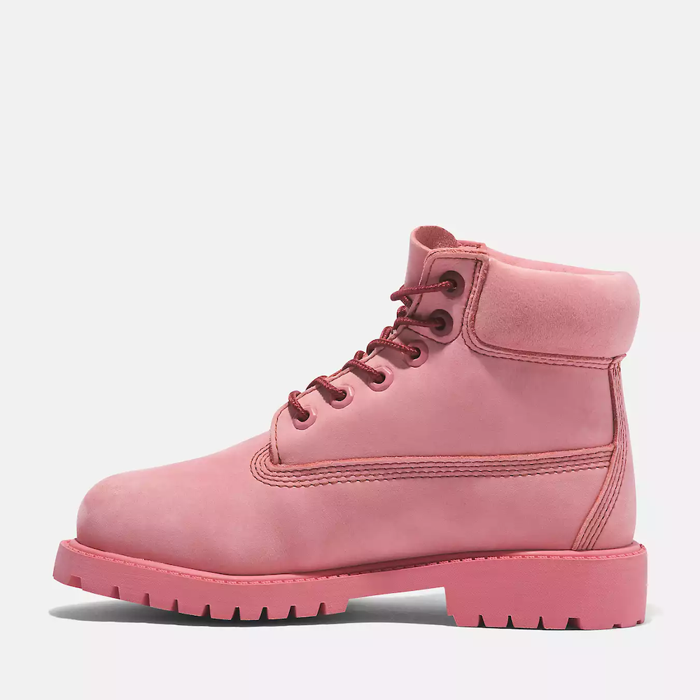 TIMBERLAND PREMIUM 6-INCH WATERPROOF BOOT FOR JUNIOR IN PINK