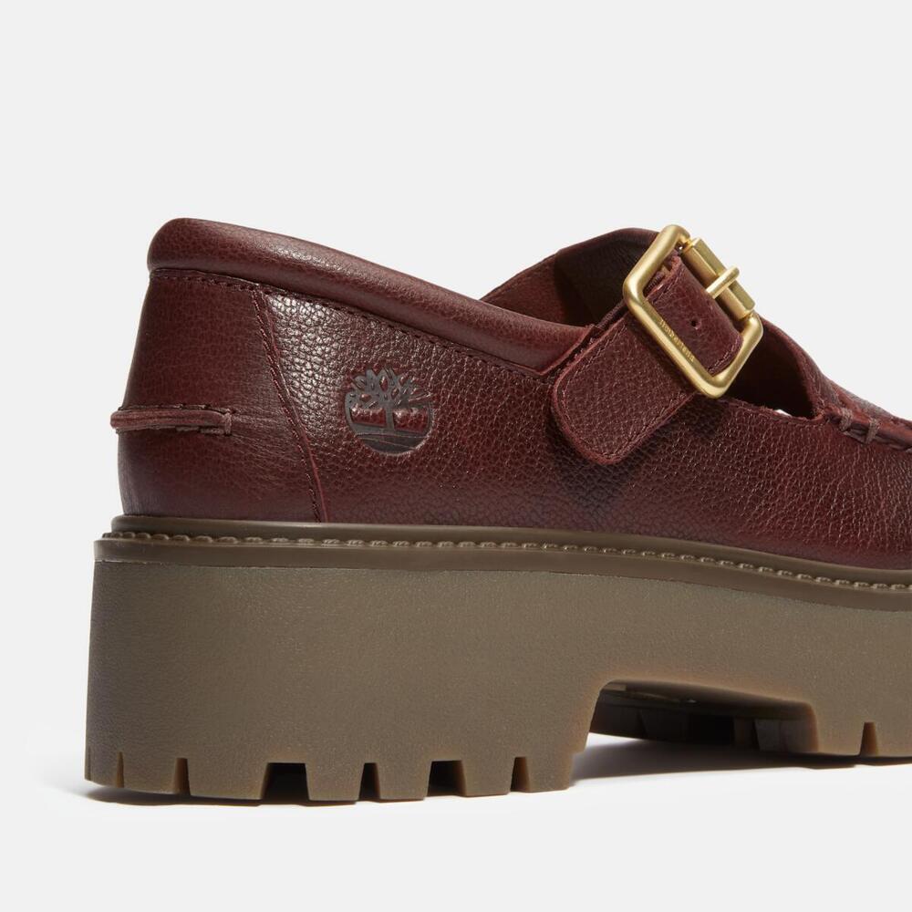 Stone Street Buckle Shoe For Women