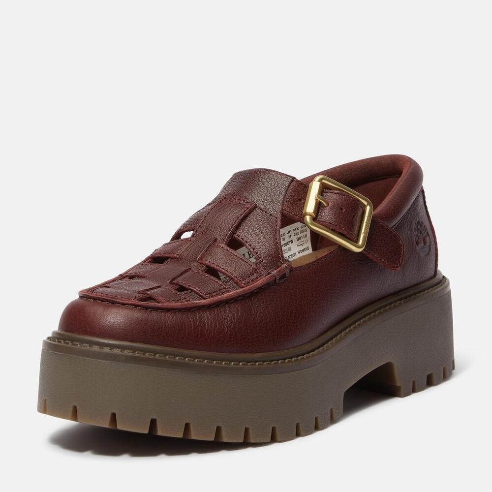 Stone Street Buckle Shoe For Women