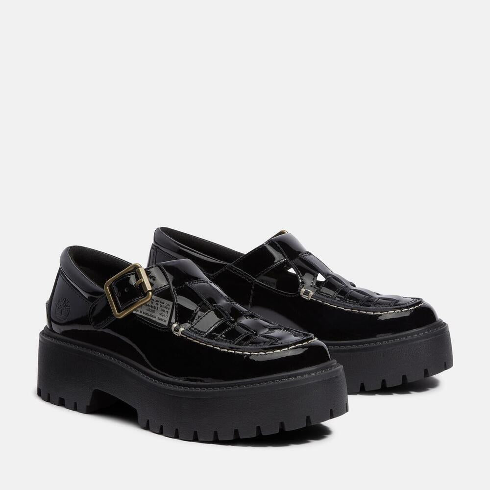 Stone Street Buckle Shoe For Women