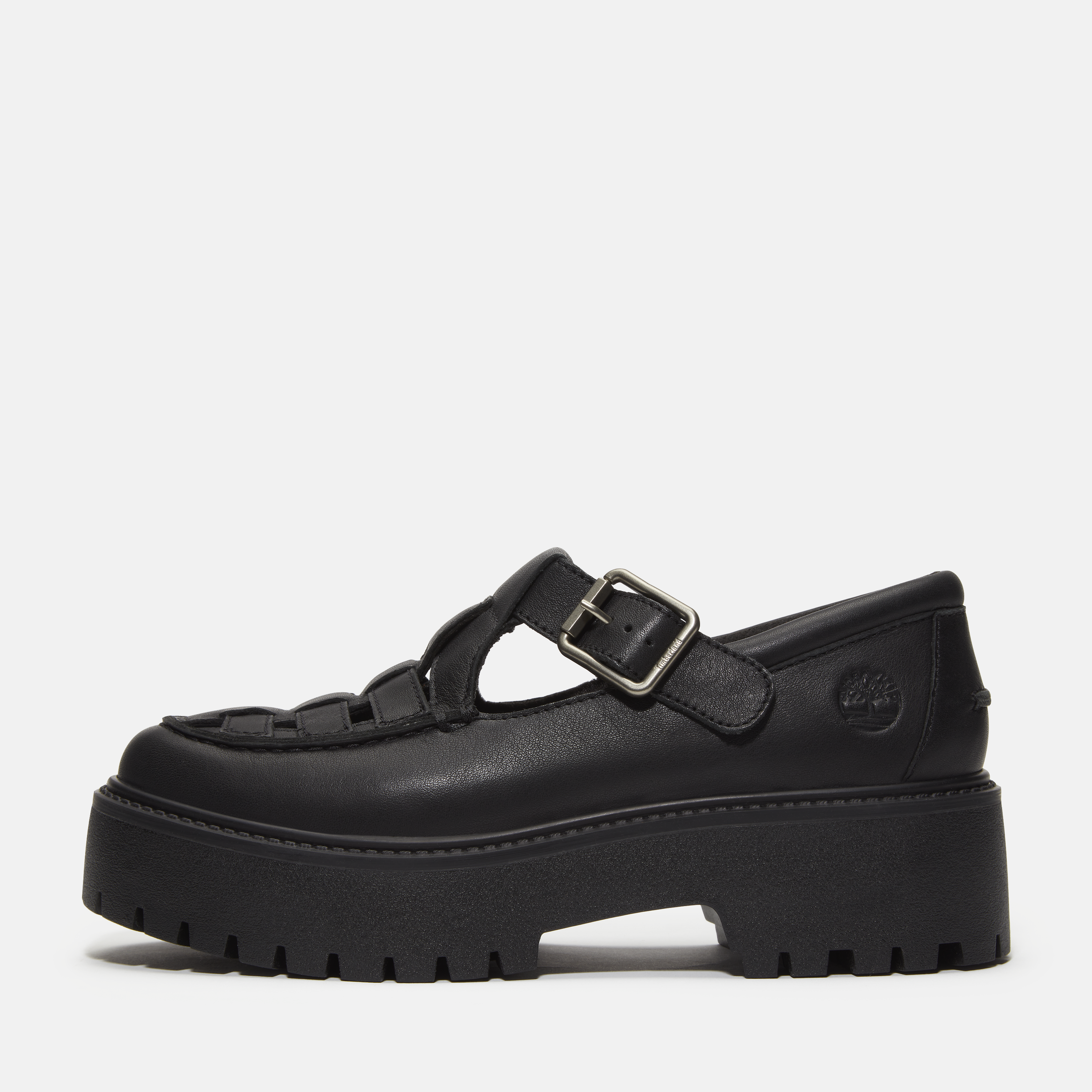 Stone Street Platform Buckle Shoe For Women