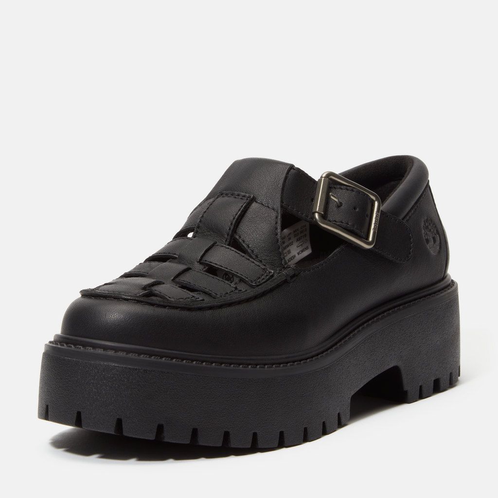 Stone Street Platform Buckle Shoe For Women